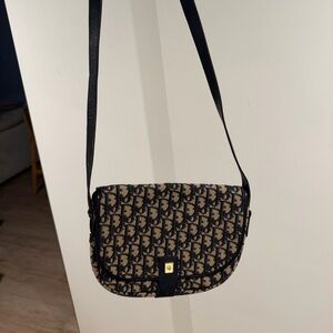 Vintage Dior Monogram Crossbody Bag
